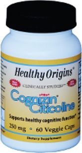 Cognizin Citicoline (250 mg 60 capsules) Healthy Origins
